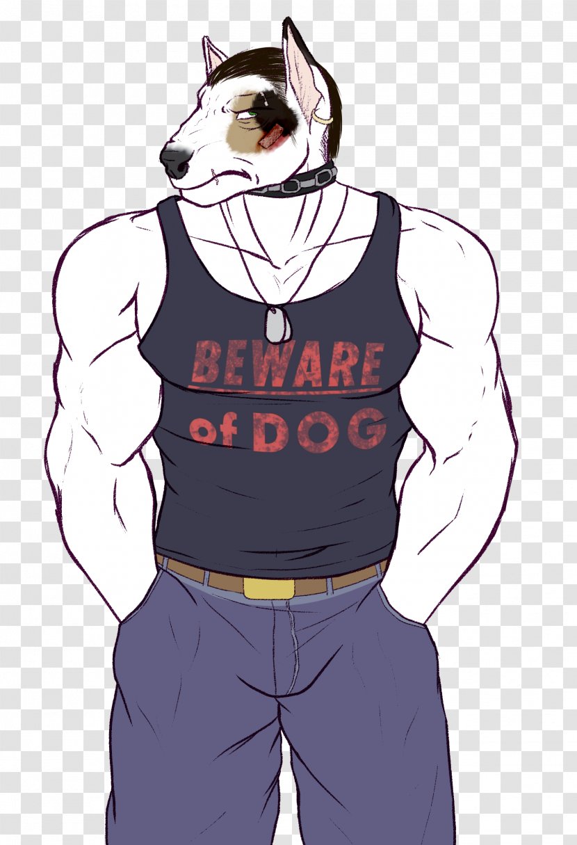 T-shirt Mammal Clothing Dog Shoulder - Muscle Transparent PNG