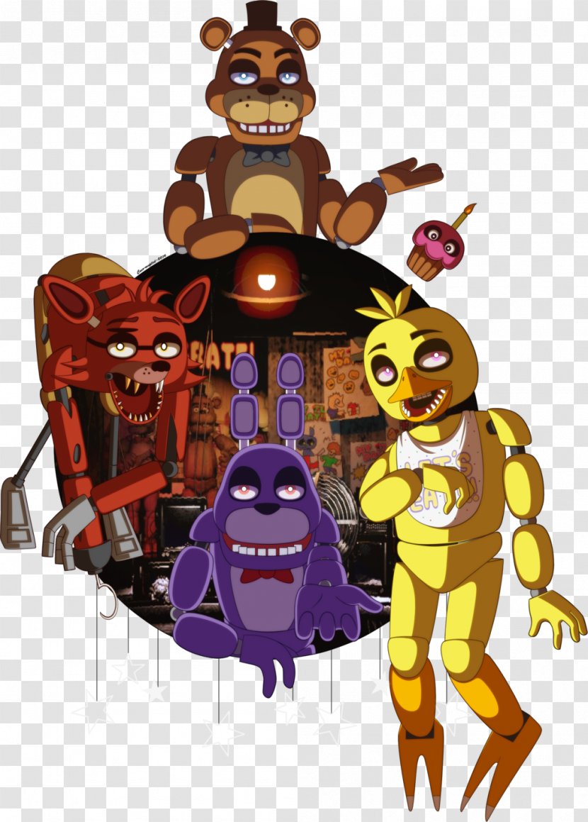 Five Nights At Freddy's: Sister Location T-shirt Top - Spreadshirt - Nightmare Foxy Transparent PNG
