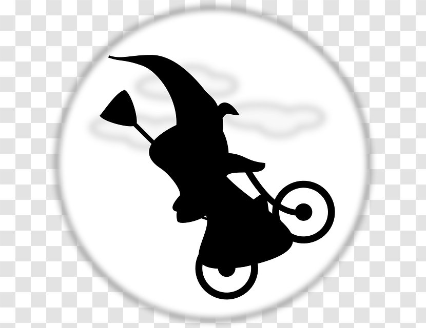 Bicycle Cycling Witchcraft Clip Art - Line - Steven Spielberg Cliparts Transparent PNG