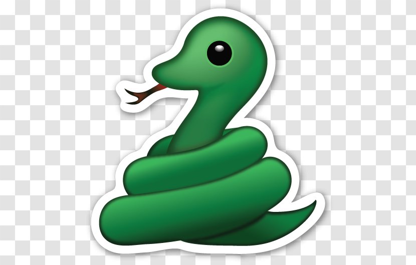 Emoji Snake Sticker IPhone - Emojipedia - Snakes Transparent PNG