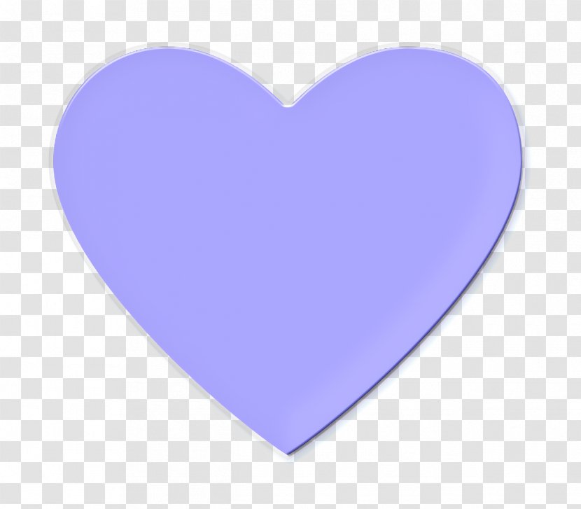 Heart Icon - Love - Lilac Transparent PNG