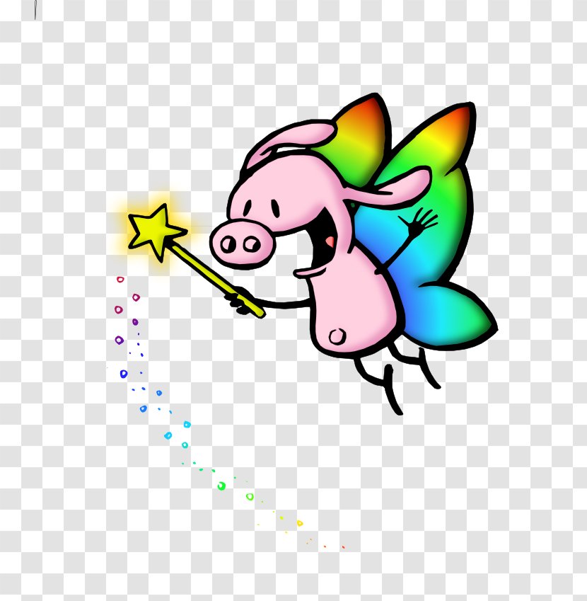 Pig Butterfly Pearls Before Swine Clip Art Cartoon - Heart - Chill Out Transparent PNG