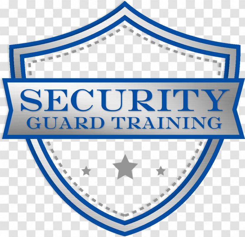 Security Guard Company Training Logo - Blue - Label Transparent PNG
