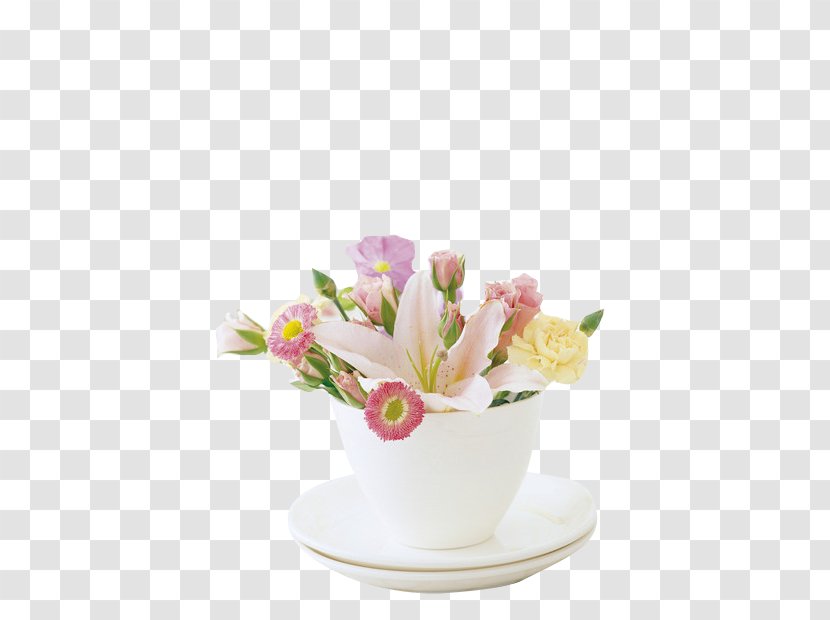 Floral Design Vase Flower Bouquet Cut Flowers - Flowerpot Transparent PNG
