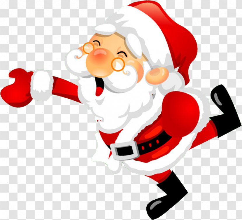 Santa Claus Christmas Day Clip Art Drawing Transparent PNG