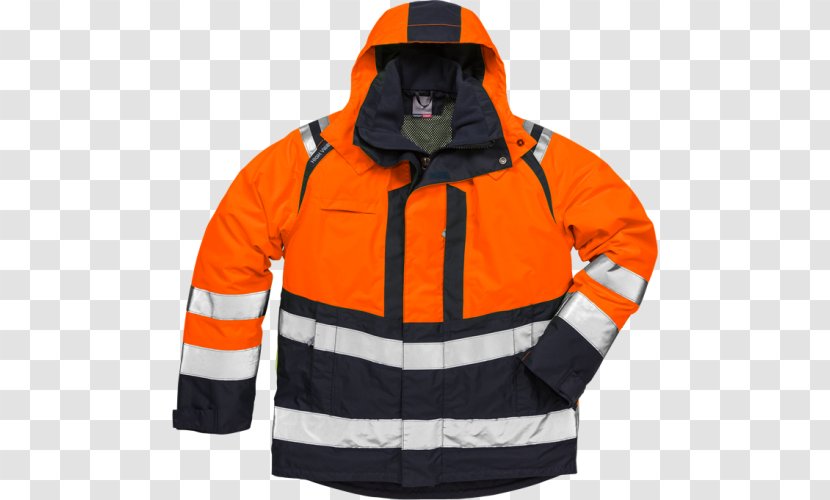 High-visibility Clothing Jacket Workwear Coat - Uniform - Red Fleece With Hood Transparent PNG