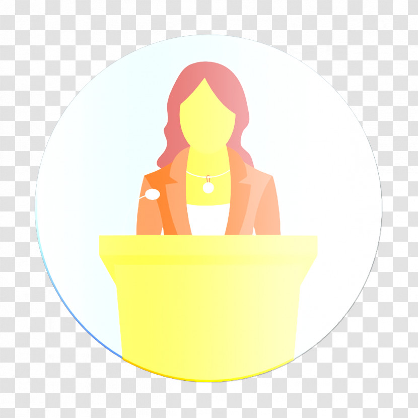 Modern Education Icon Lecture Icon Lectern Icon Transparent PNG