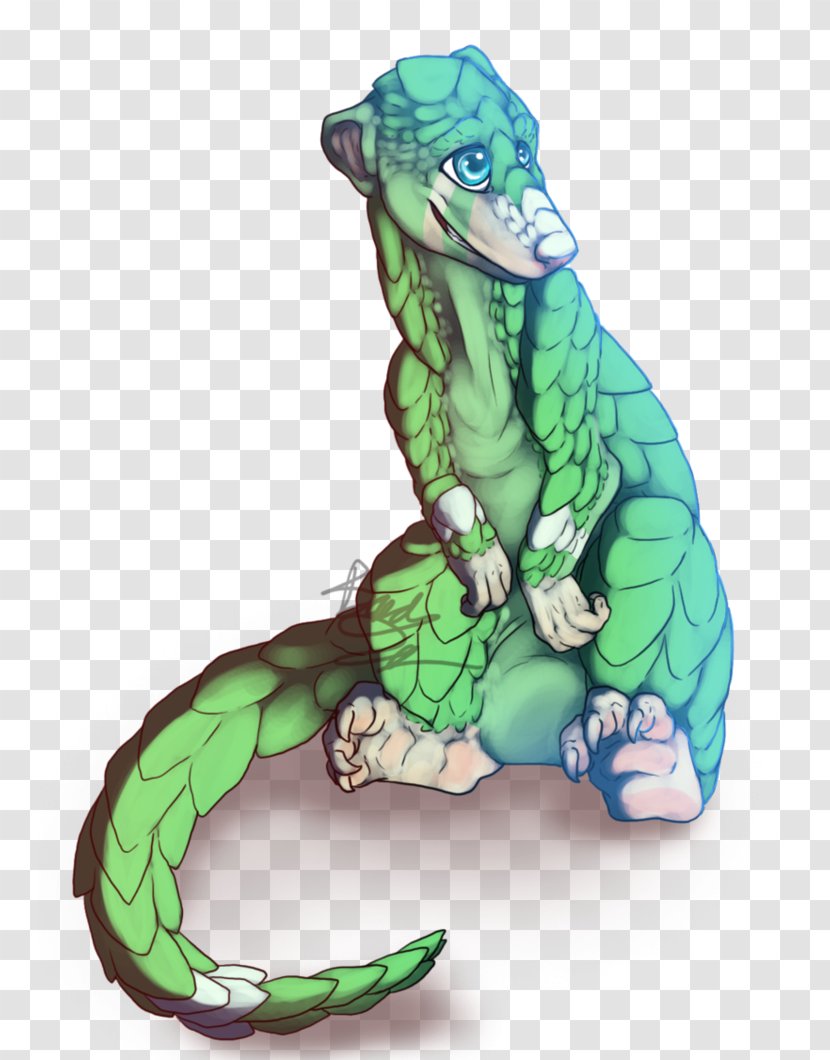 Reptile Legendary Creature Animated Cartoon - Pangolin Transparent PNG