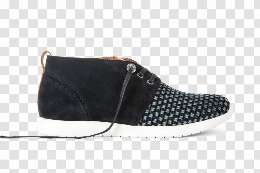 Suede Boot Shoe Walking Pattern - Black M Transparent PNG