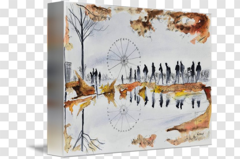 Watercolor Painting Ferris Wheel Art Drawing - Palette Transparent PNG