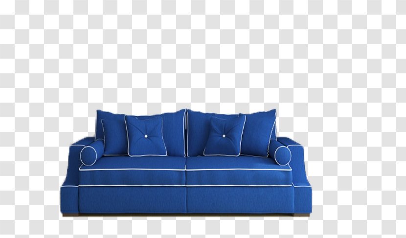 Sofa Bed Comfort Couch - Furniture - Big Blue Material Transparent PNG