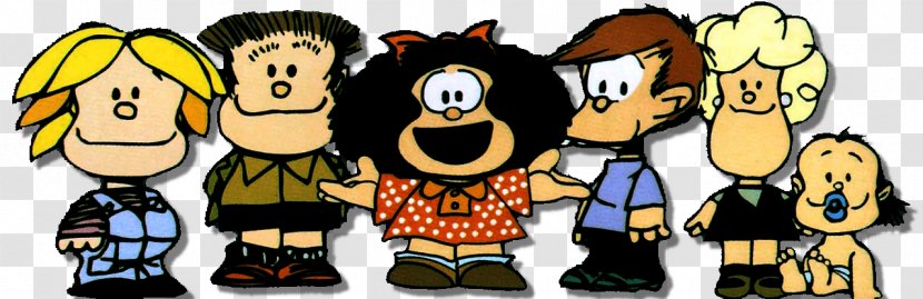 Mafalda Argentina Comics Snoopy Charlie Brown - Comic Strip - Dia Del Amigo Transparent PNG