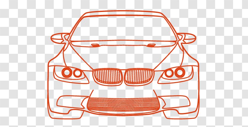 BMW Car Clip Art - Brand - Vector Silhouette Transparent PNG