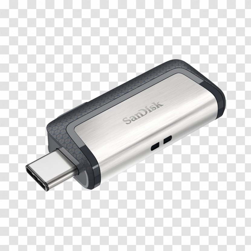 USB Flash Drives USB-C SanDisk Ultra Dual Drive Type-C Computer Data Storage - Memory - Pendrive Transparent PNG
