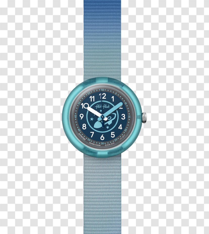 Swatch Flik Flak Power Time Amazon.com - Aqua - Watch Transparent PNG