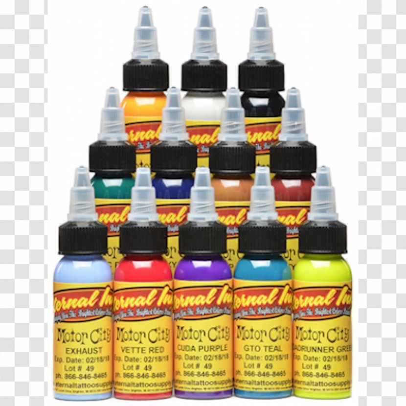 Tattoo Express Supply, Inc. Ink Machine - Yellow - Kp Pigments Transparent PNG