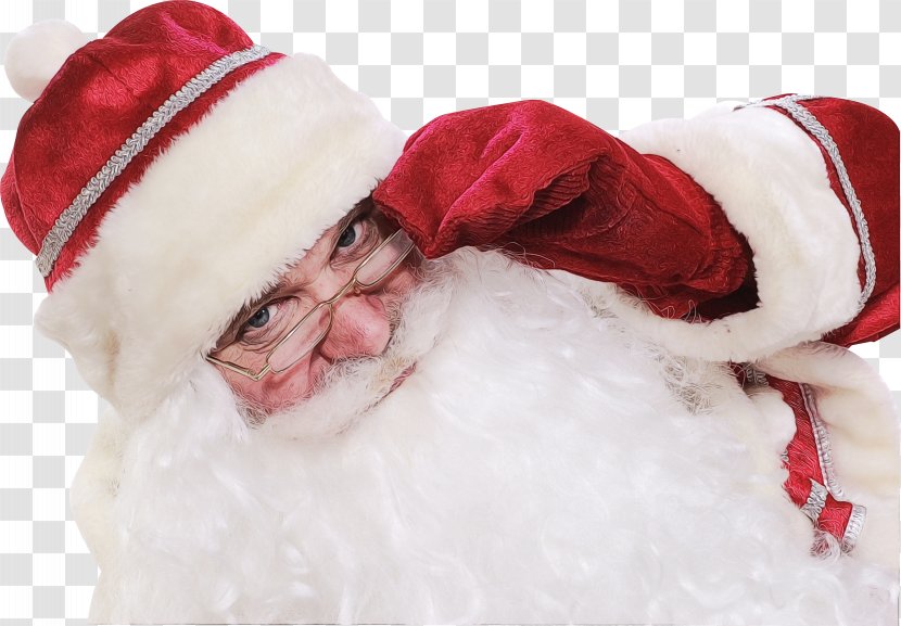 Santa Claus - Christmas - Beard Smile Transparent PNG