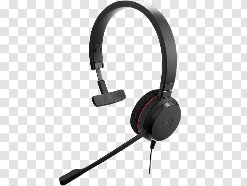 Jabra Evolve MS Mono Headset Headphones 20 UC Stereo - Ms Transparent PNG