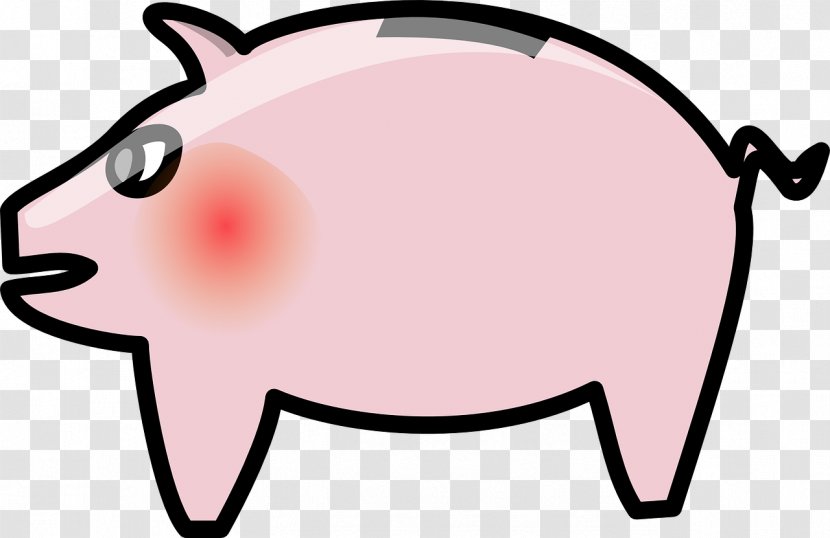 Piggy Bank Saving Money Coin - Snout Transparent PNG