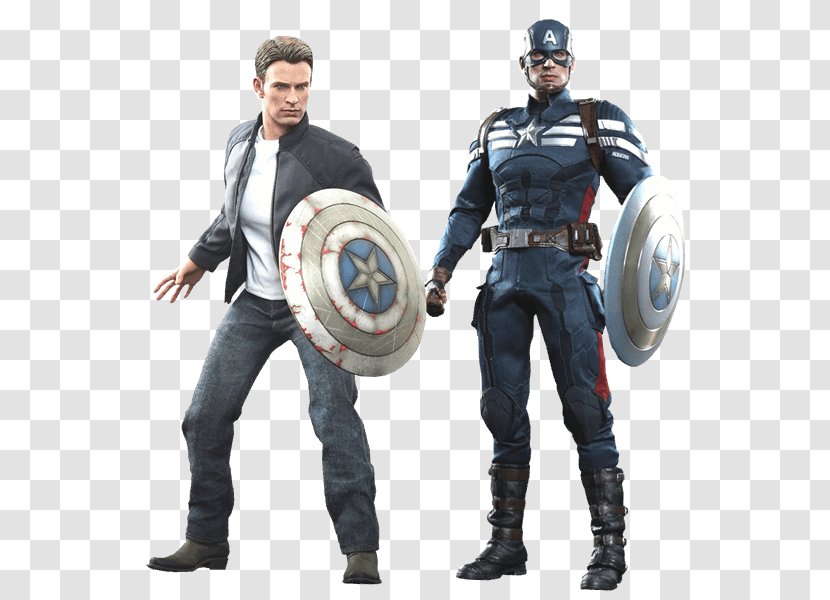 Captain America Bucky Barnes Falcon Nick Fury Action & Toy Figures Transparent PNG