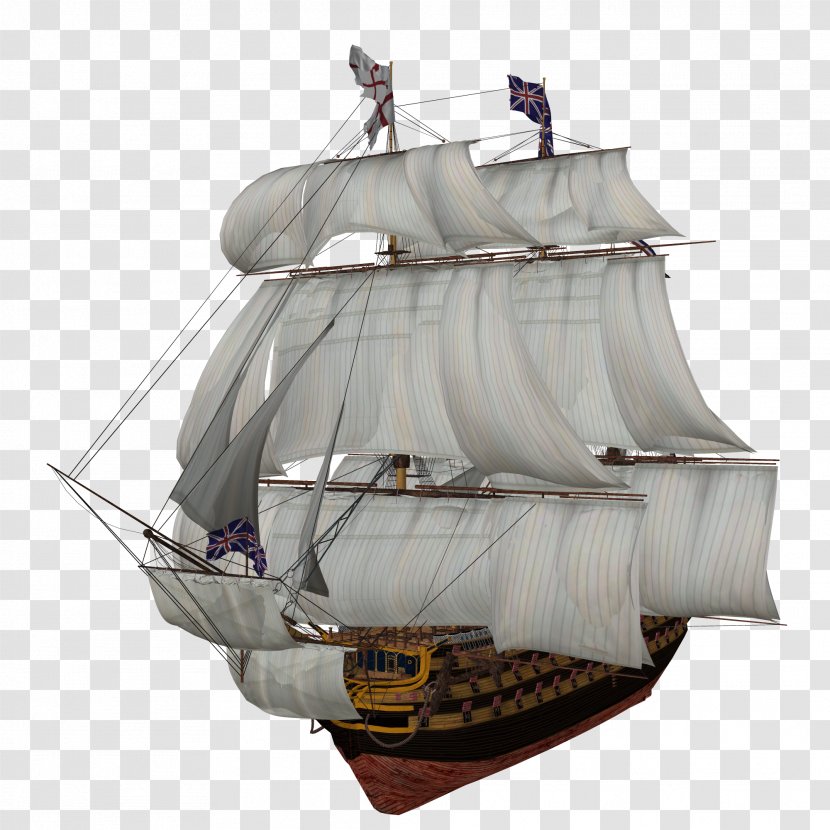 Sailing Ship Clip Art - Baltimore Clipper - HD Transparent PNG