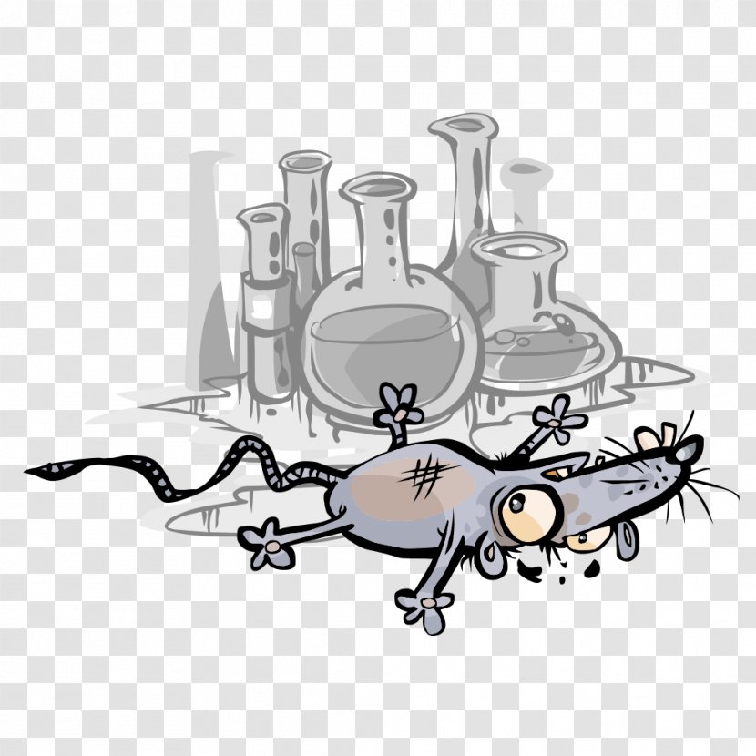 Mouse Rat Royalty-free Illustration - Laboratory - Vector Creative Transparent PNG
