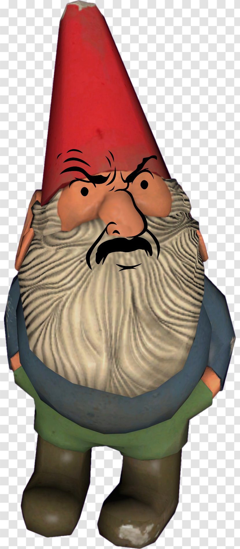 Garden Gnome Carl Brutananadilewski Character Finger - Aqua Teen Hunger Force - Frylock Transparent PNG