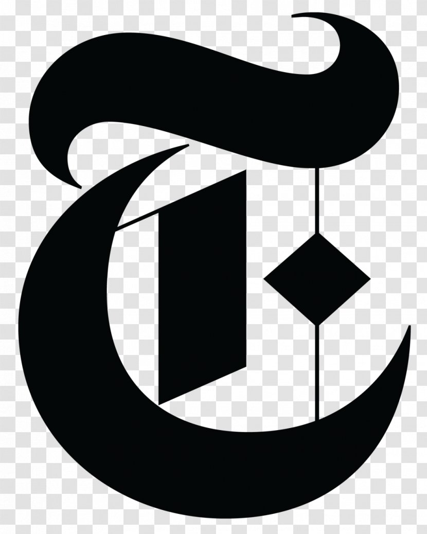 New York City The Times Company News Journalism - Black And White - T Logo Transparent PNG
