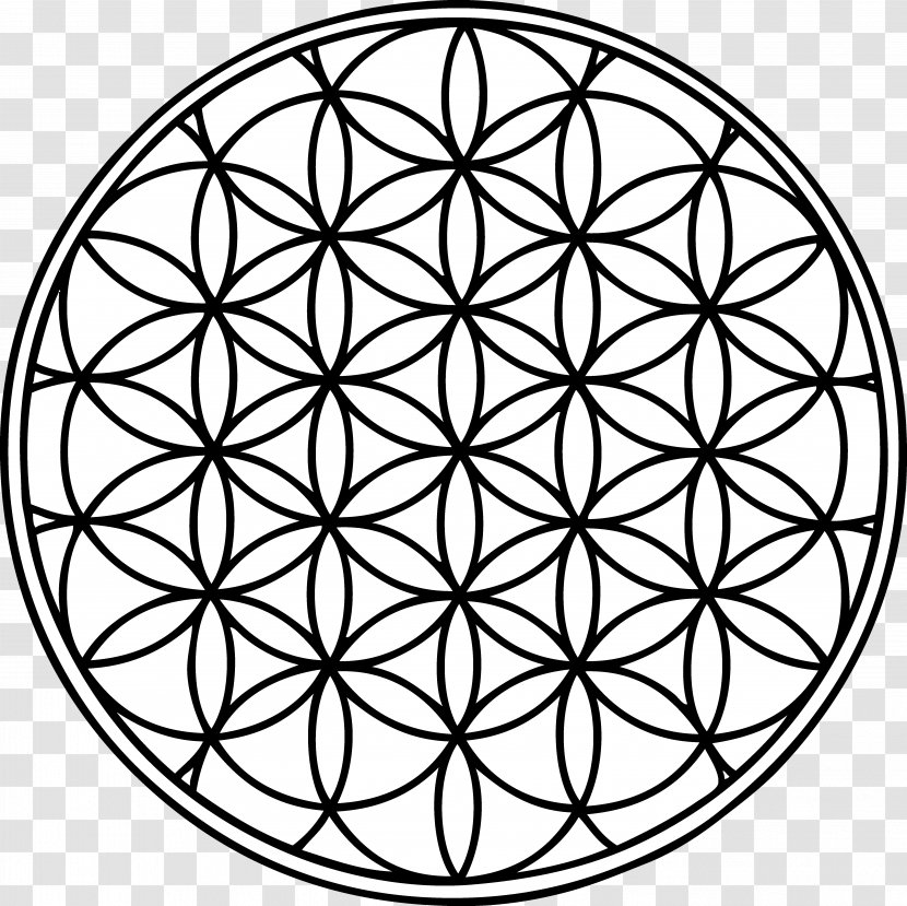 Sacred Geometry Overlapping Circles Grid Symbol - Symmetry - Geometric Shape Transparent PNG