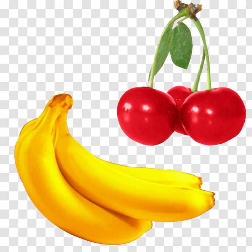 Cherry Elixir Food Fruit - Banana And Transparent PNG