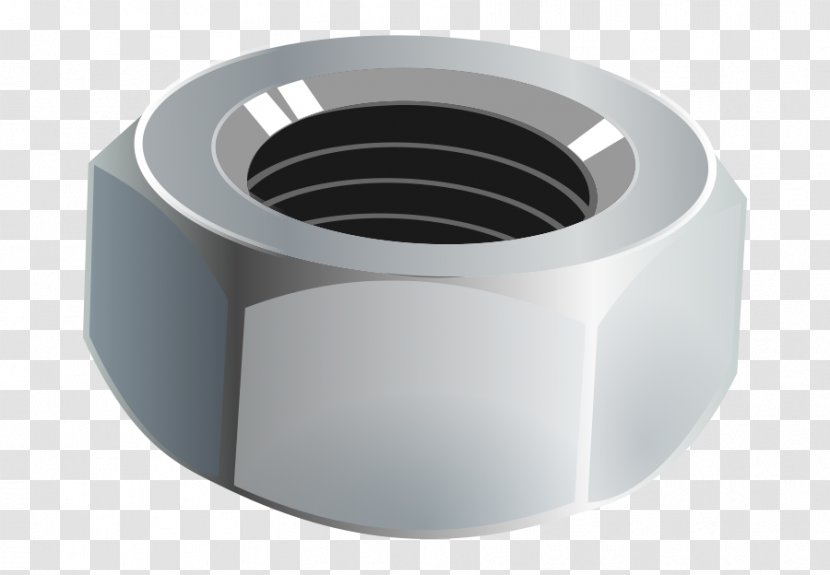 Nut Nucule Bolt - Screw - Vector Lump Iron Industry Cap Transparent PNG