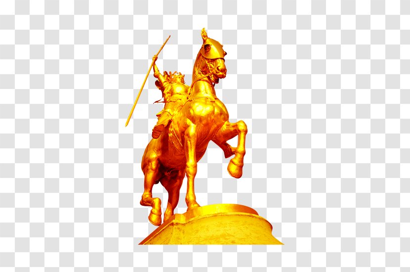 Knight - Yellow - Flame Transparent PNG