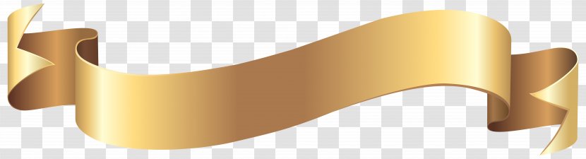 Banner Gold Clip Art - Yellow - Banners Transparent PNG