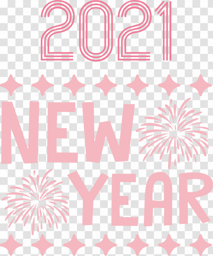2021 New Year Happy New Year Transparent PNG