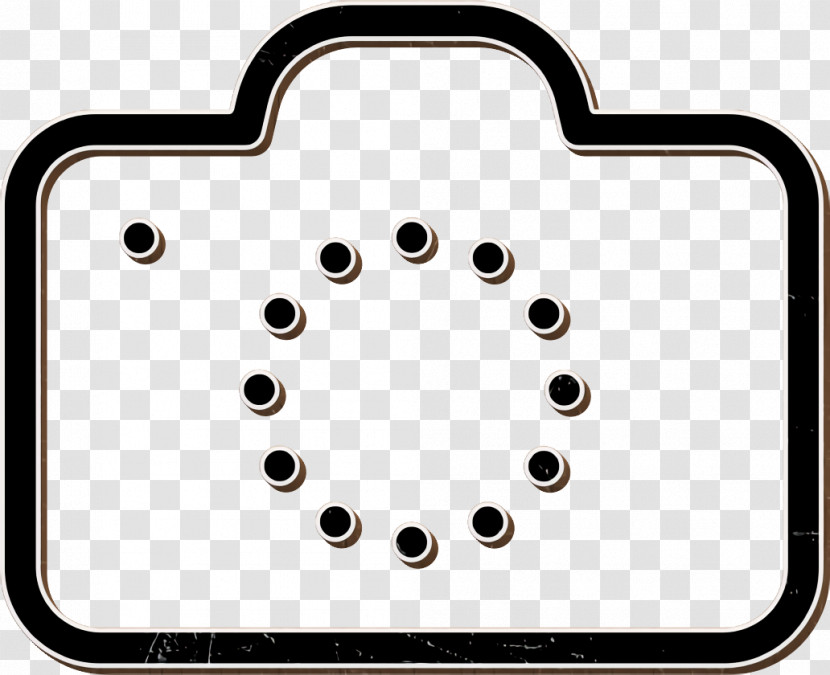 Dashed Elements Icon Camera Icon Technology Icon Transparent PNG