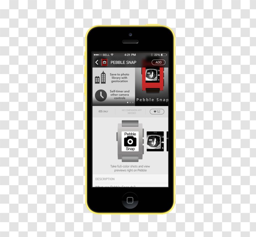 Smartphone Pebble Feature Phone Smartwatch - Multimedia Transparent PNG