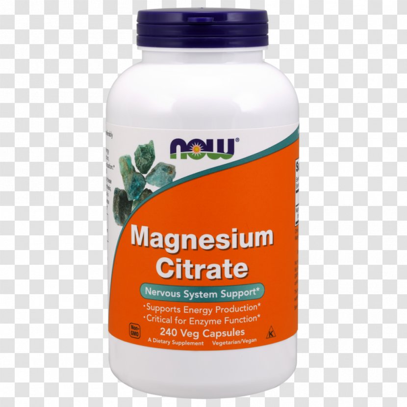 Magnesium Citrate Dietary Supplement Capsule Food - Vegetable Transparent PNG