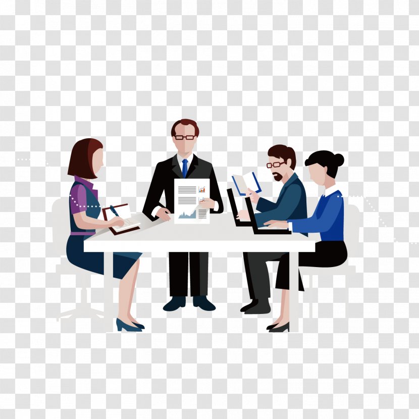 Computer File - Sitting - Business Meeting Transparent PNG