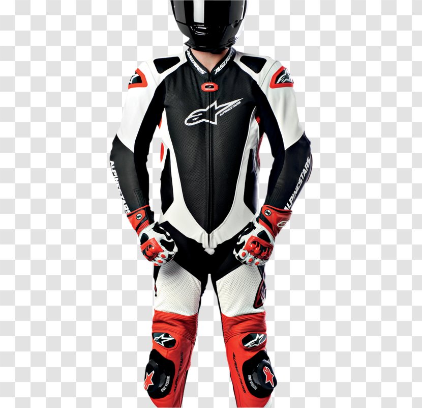 Racing Suit Leather Motorcycle Personal Protective Equipment Alpinestars - Heart Transparent PNG