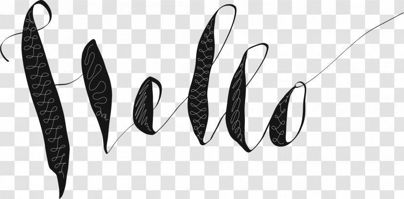 Lettering Black And White Monochrome Photography Calligraphy - Word - Elegant Ink Transparent PNG