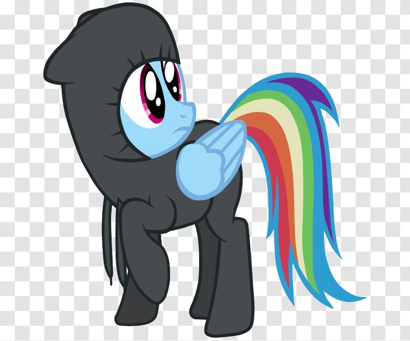 My Little Pony Rainbow Dash Ninja Horse - Mythical Creature Transparent PNG