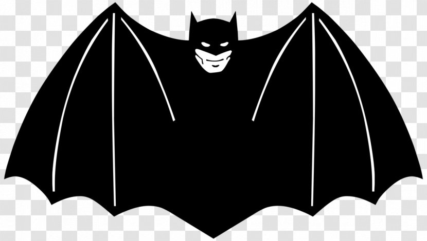 Batman Robin Logo Gotham City - Monochrome Transparent PNG