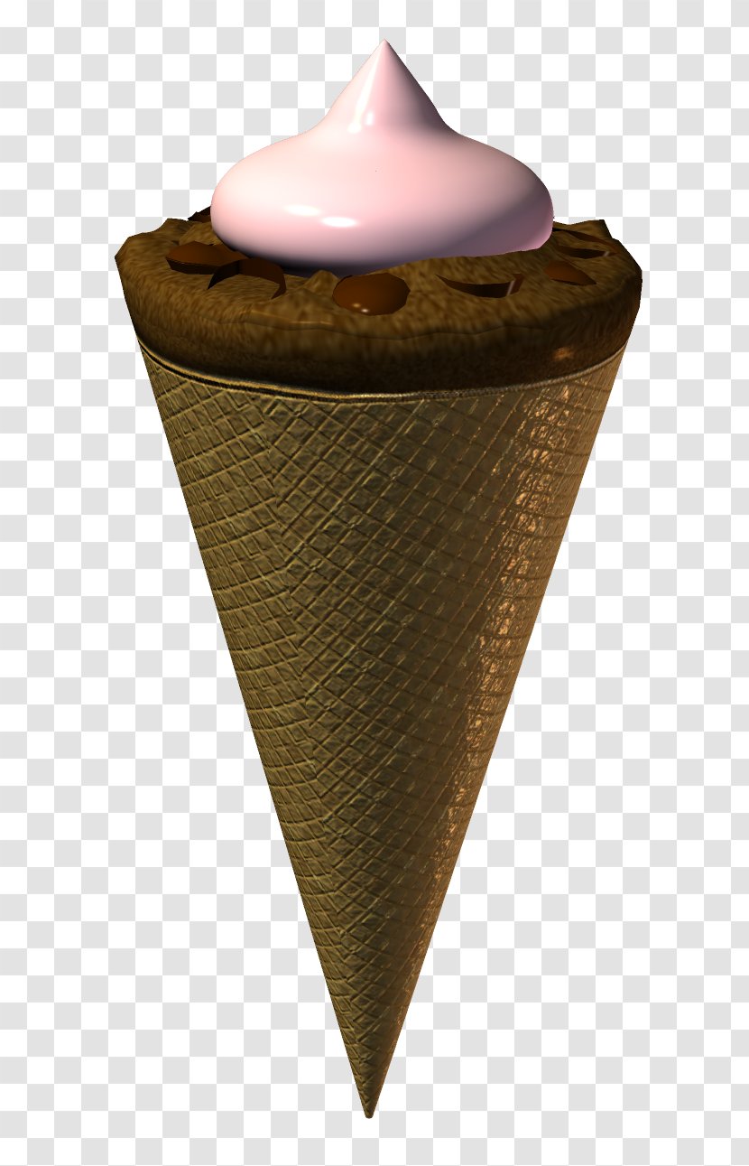 Ice Cream Cone Chocolate Dessert - Cones Transparent PNG