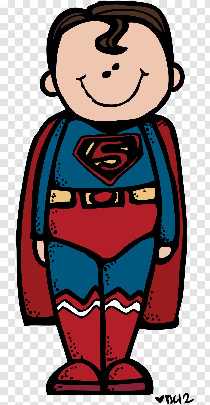 Superman Superhero Positive Behavior Support Clip Art - Fathers Day Transparent PNG