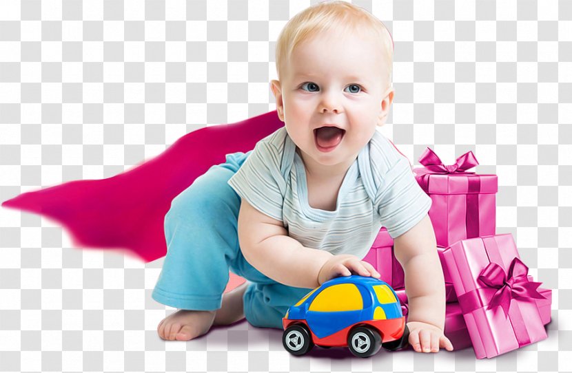 Infant Child Care Play Day - Foreign Laughing Baby Playing With Toys Transparent PNG