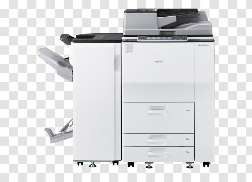 Ricoh Multi-function Printer Photocopier Escáner Printing - Drawer Transparent PNG
