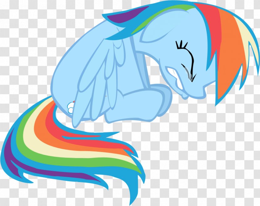 Rainbow Dash Applejack Pony Sadness Crying - Emoticon Gif Transparent PNG