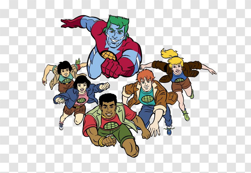 Captain Planet And The Planeteers Television Show Animated Series Turner Broadcasting System - Ted - African Harrierhawk Transparent PNG