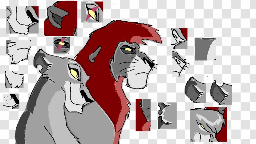 Nala Simba Shenzi Lion Kovu - Silhouette Transparent PNG
