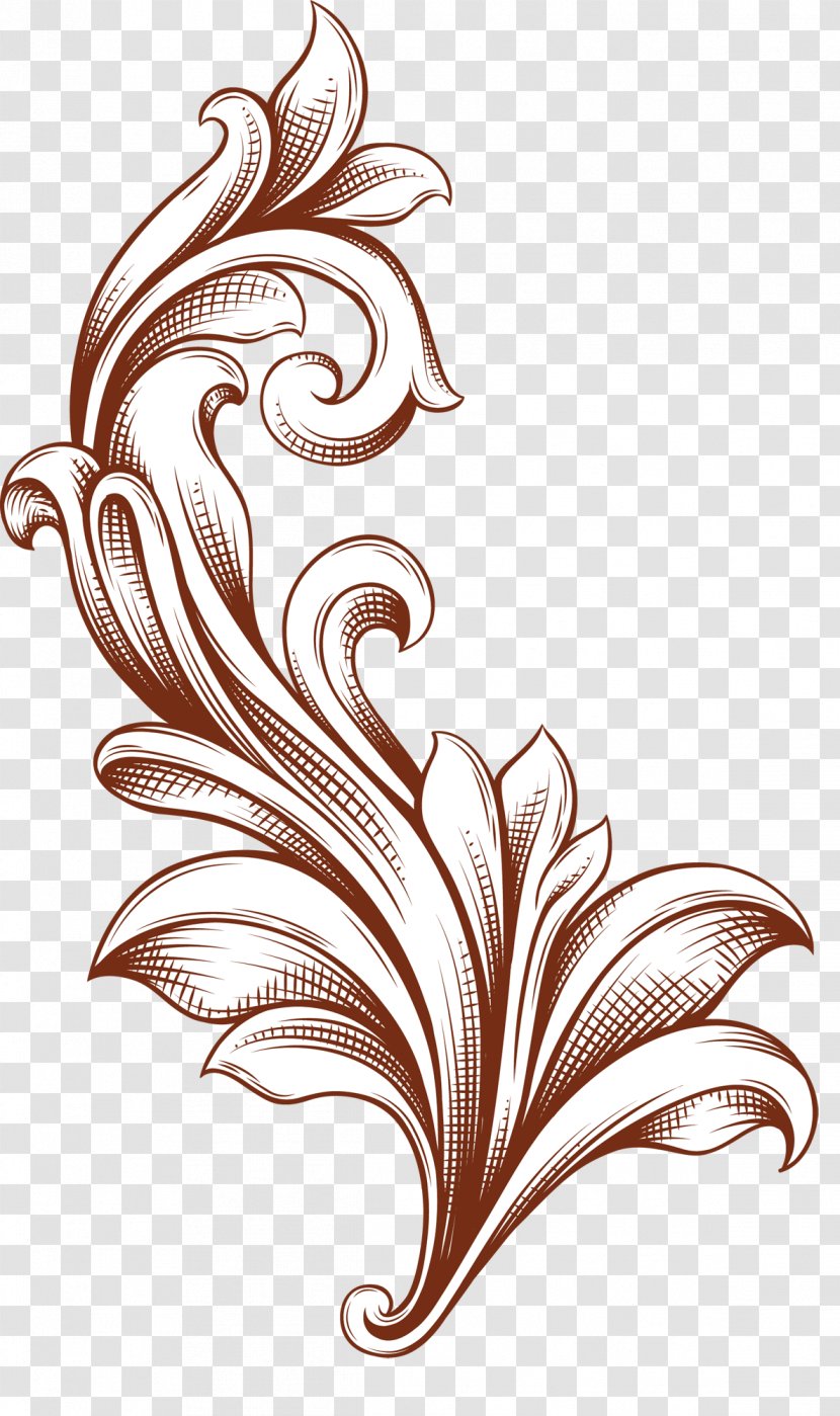 Pattern Relief Image Vector Graphics Design - Shading - вензеля Transparent PNG